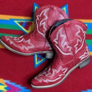 NWOT, Coastal Cowgirl red boot